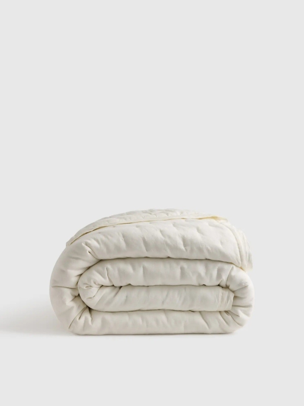 NWT Quince Twin European Linen Dream Quilt Color Sand